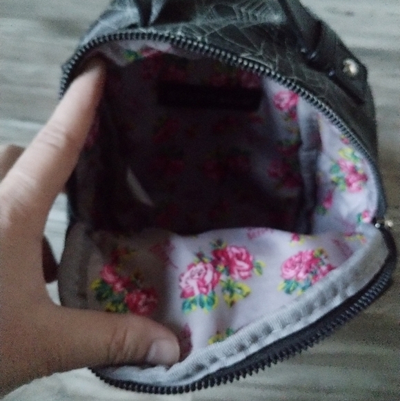 Betsey Johnson Vampire Cat Spider Web Print Mini Backpack main image 7